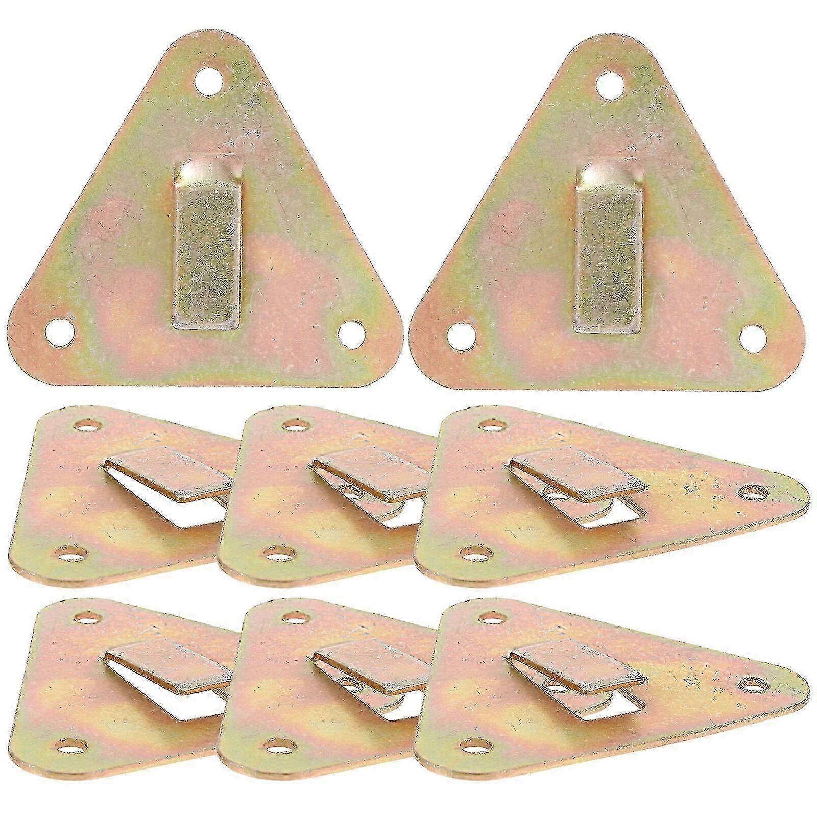 8 pcs Fire Extinguisher Mounting Bracket Wall Mounted Fire Extinguisher Hook for Home