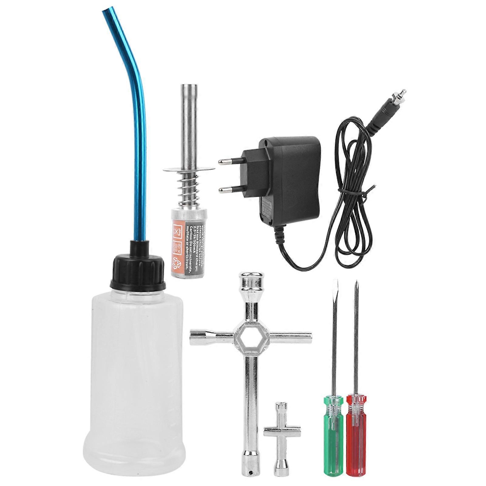 Model Fuel Car Starter Kit Plug Igniter for HSP 80141 1/8 1/10 Remote Control Vehicle 110‑240VEU Plug