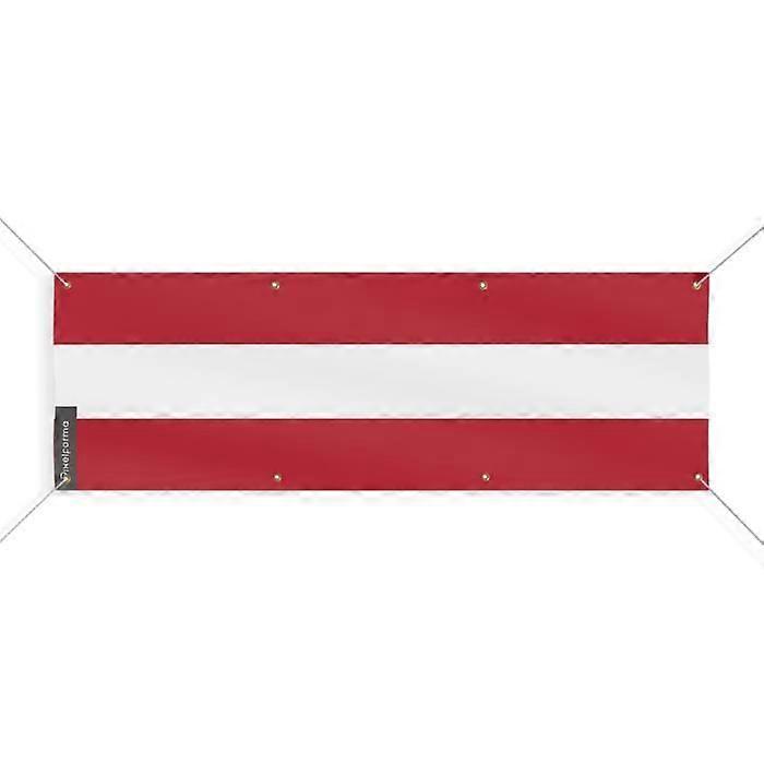 Flag Banner - PIXELFORMA - Austria - 8 Eyelets - 110x330 cm - Durable Polyester
