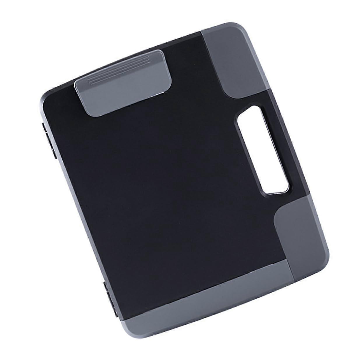 Document Case Black Storage Box File Storage Box Filing Bin for Home Office School Outdoor