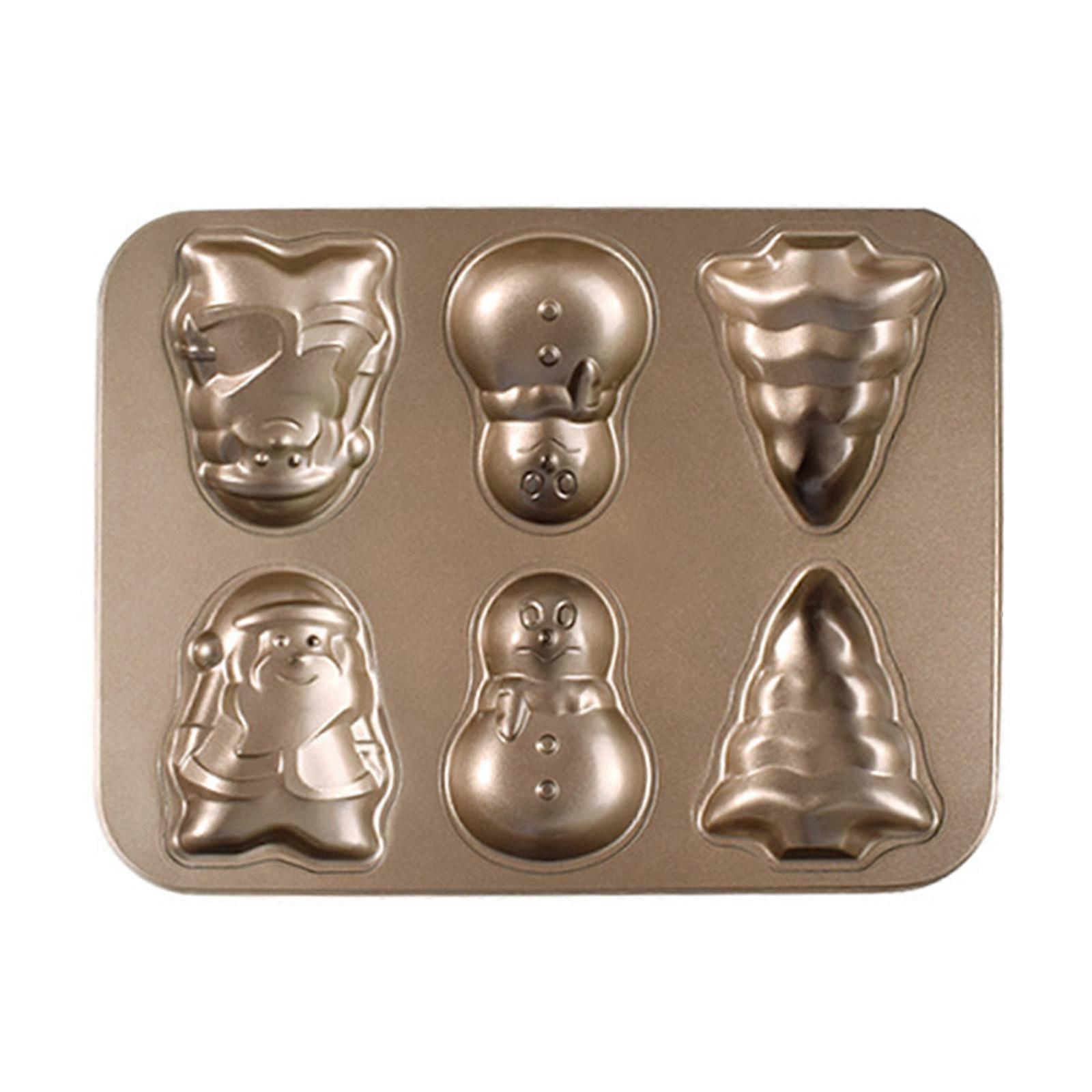 プロのクリスマスシリーズケーキモールド炭素鋼ベーキングパンノンスティックオーブン皿ベーキング愛好家のためのギフト