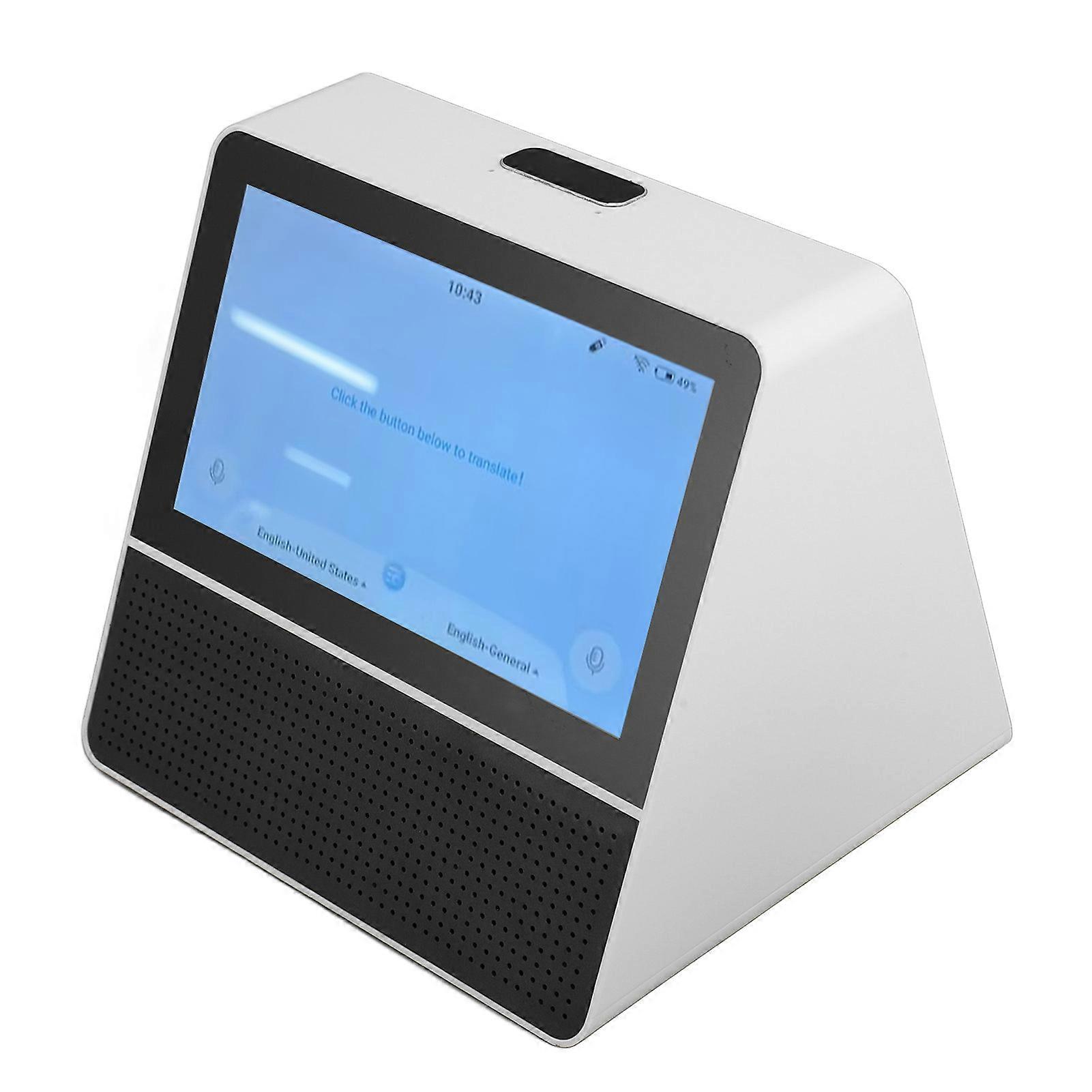 Translator Device 7 Inch Dual Touchscreen 121 Language 2 Way Voice WiFi RJ45 Wired Desk Translation Device with Pickup Remote 