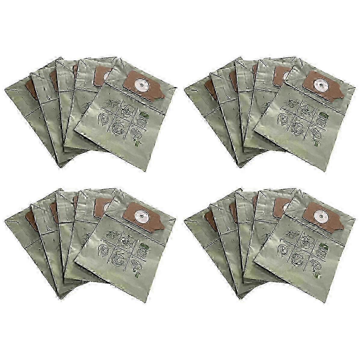20PCS Replacement Dust Bags for Compatible Robot Vacuum Cleaners NVM-1CH and HVR200-11, Suitable for Various Brands