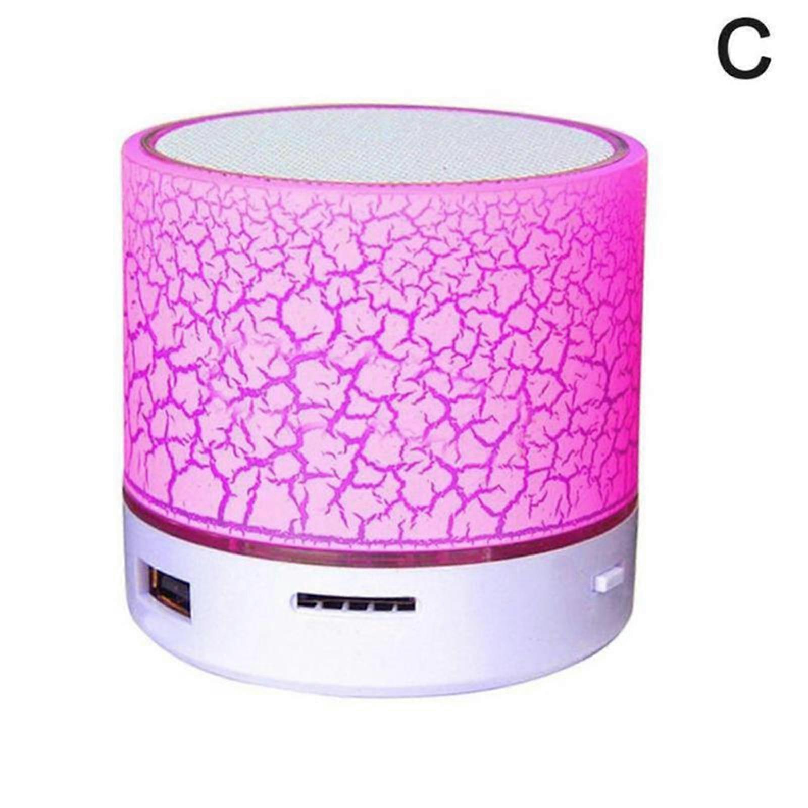 Pink (C)$ Small Crack Bluetooth Speaker