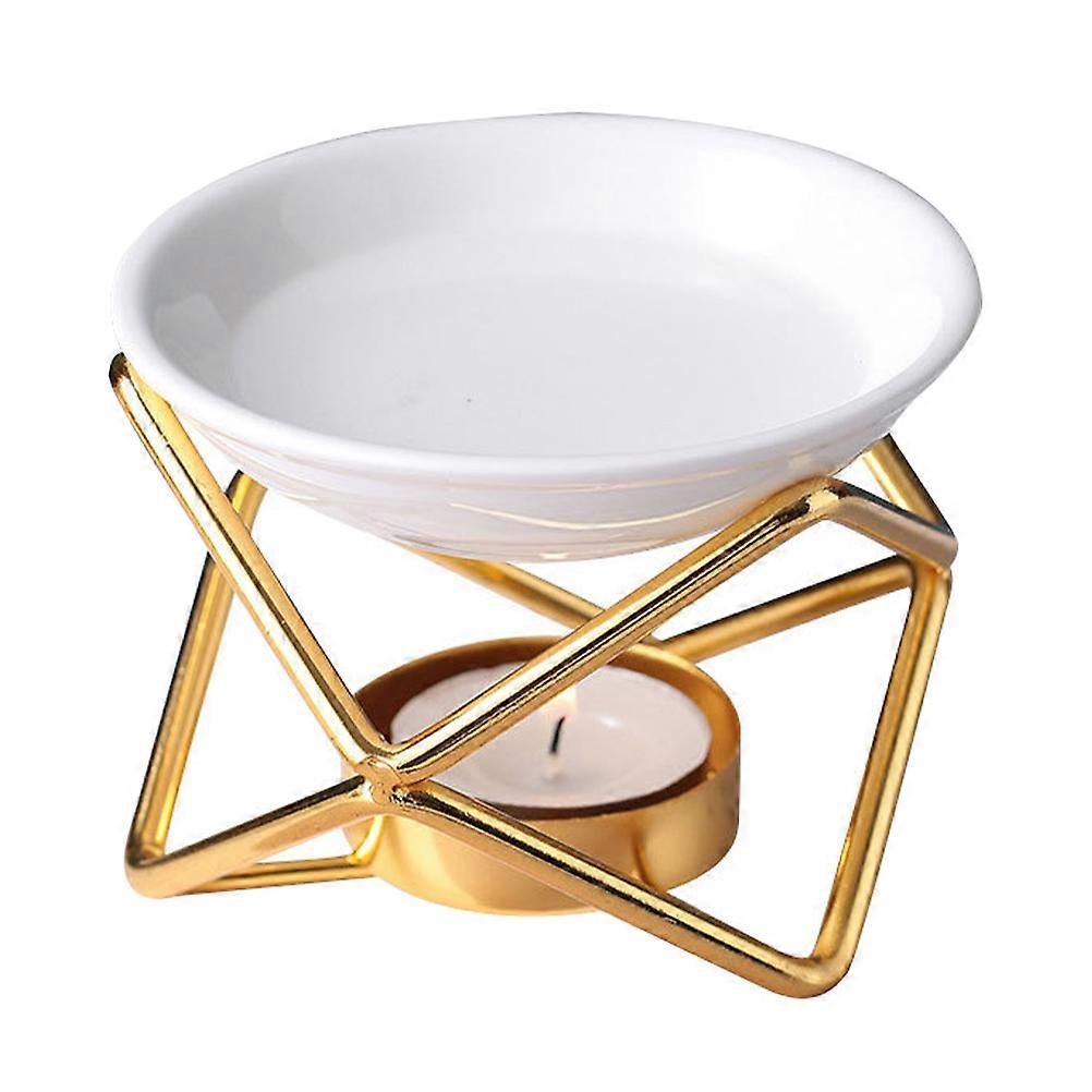 Compact Metal Wax Burner, Enhances Spa Experience, Multi-Purpose Usage