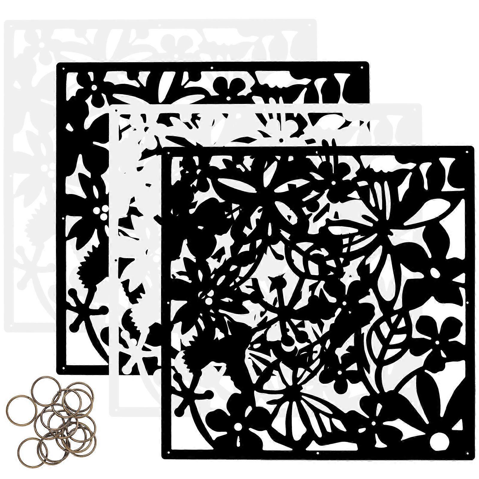 4Pcs Fashionable Room Divider Simple Hanging Screen Decorative Partitions Panels