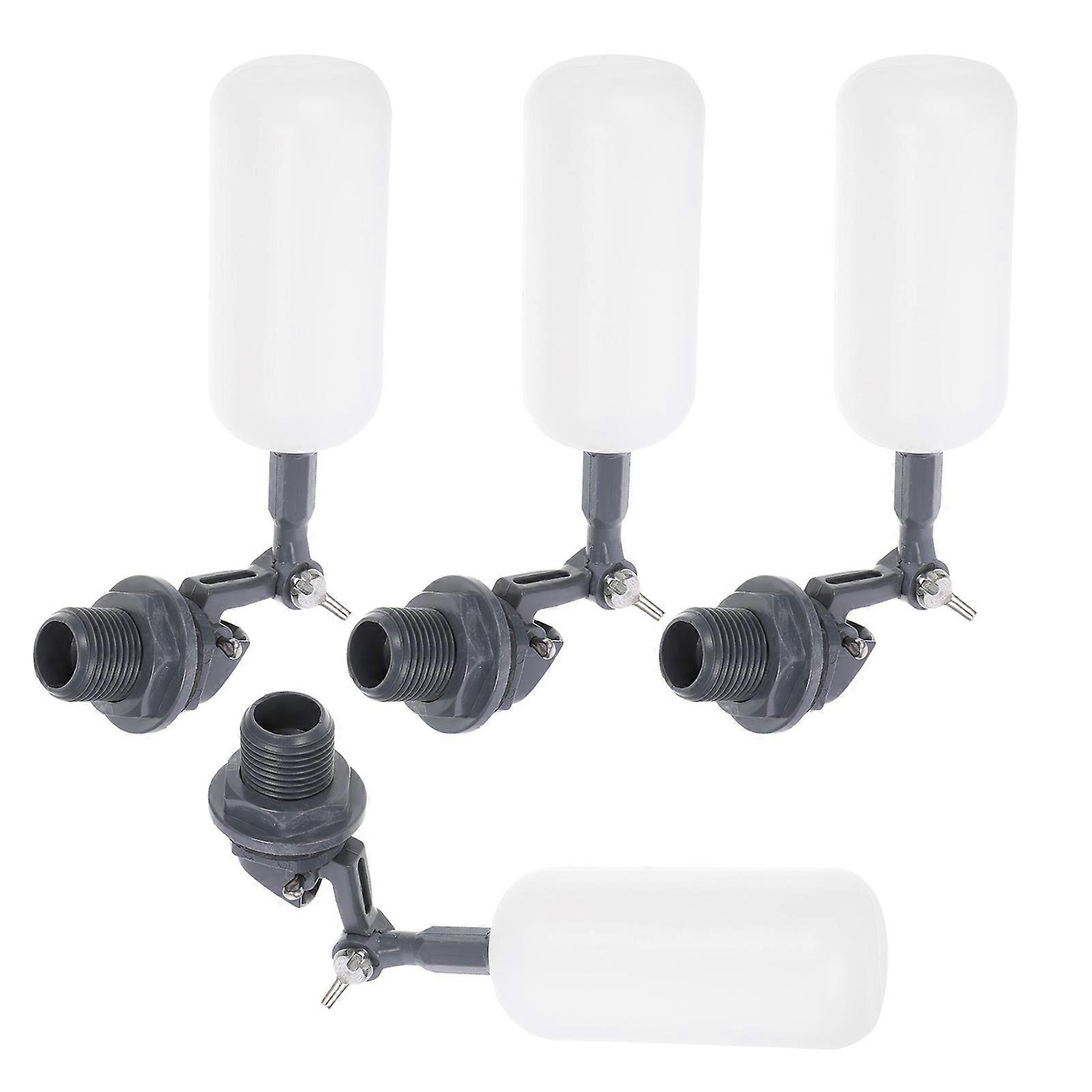 Aquarium Float Valve 4Pcs White Compact Design Ball Valve for Humidifier