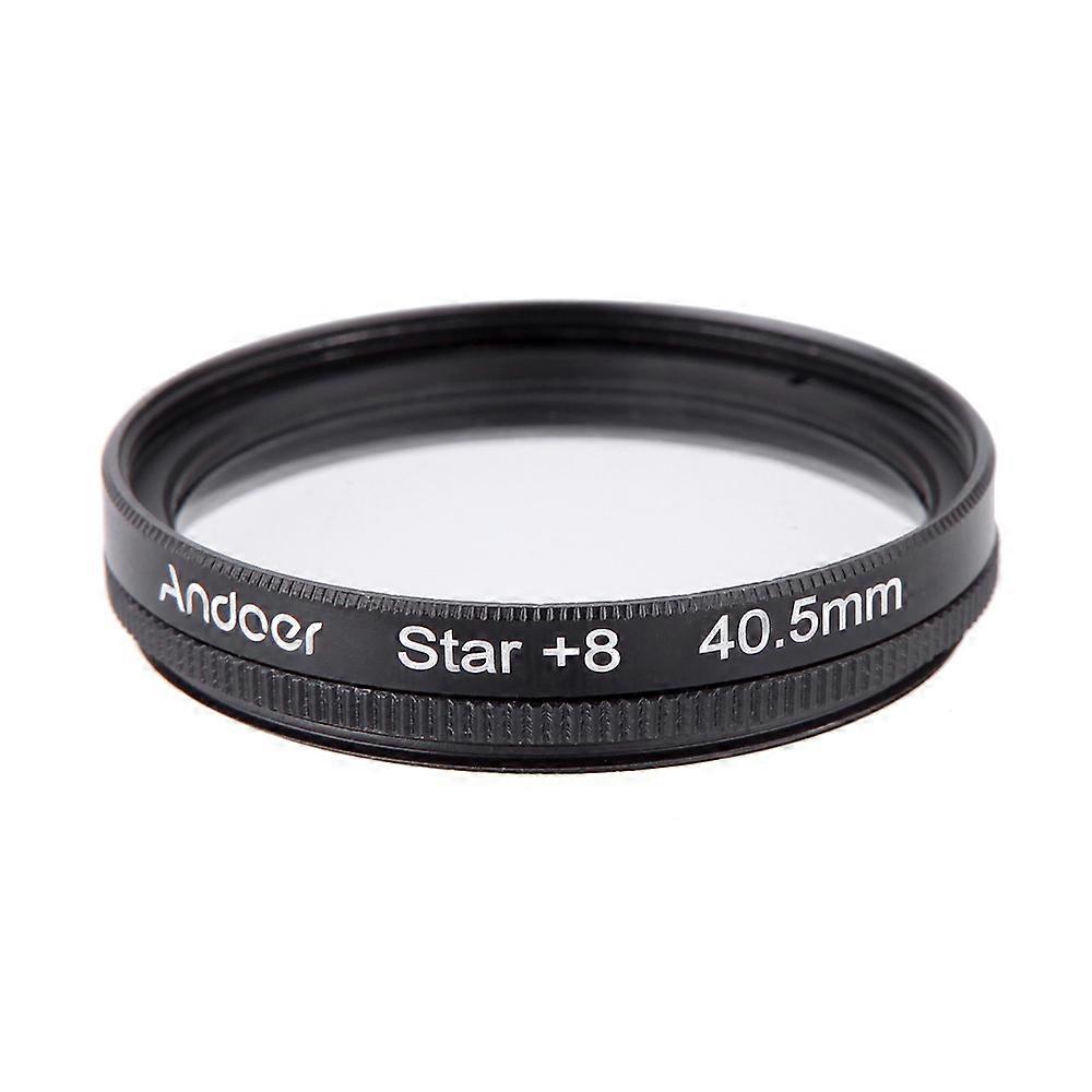 Andoer 40.5mm Filter Kit: UV, CPL, Star 8, Macro Close-Up (+1 +2 +4 +10) for DSLR Cameras