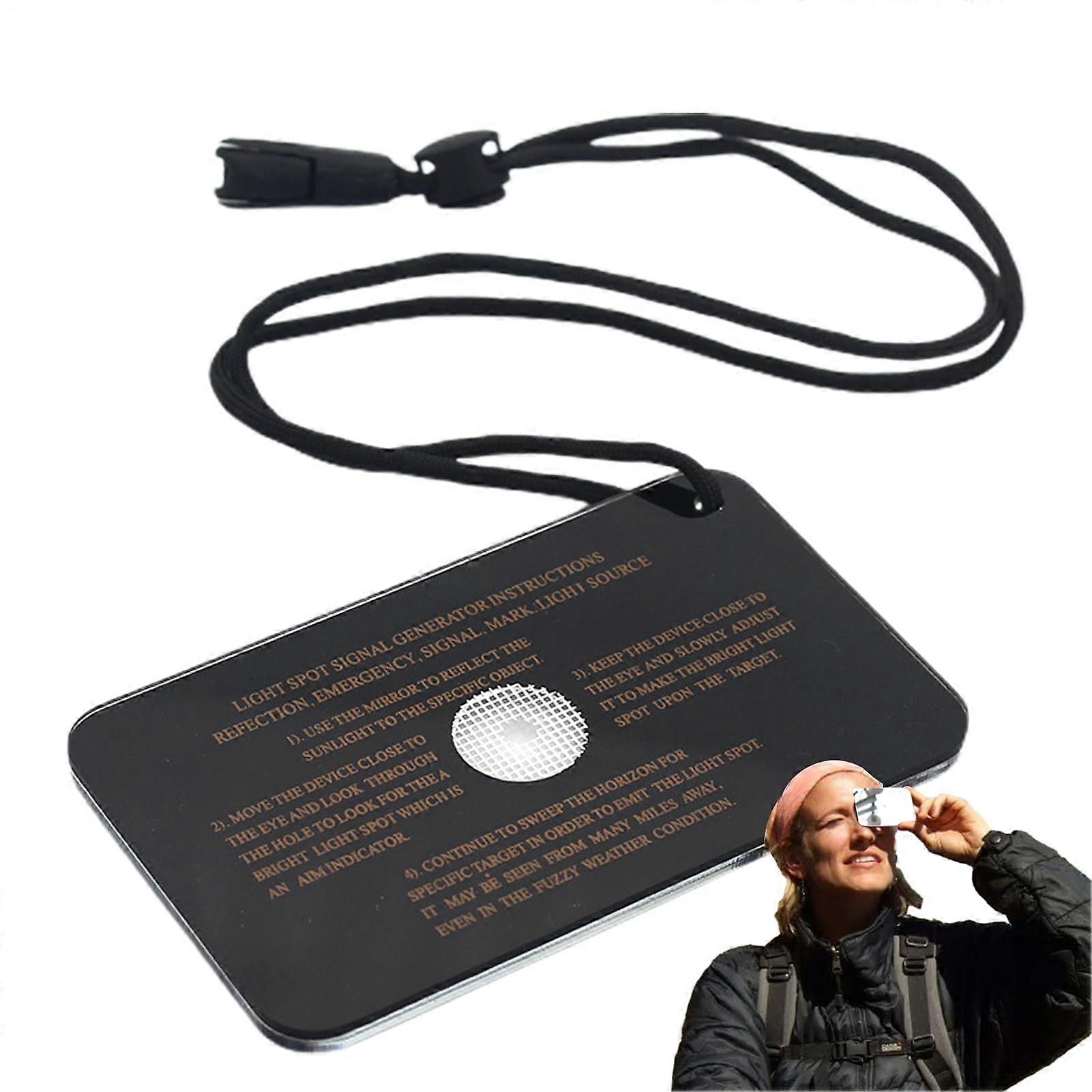 Signals mirror, rescue mirror Extra large multifunctional signal mirror for outdoor