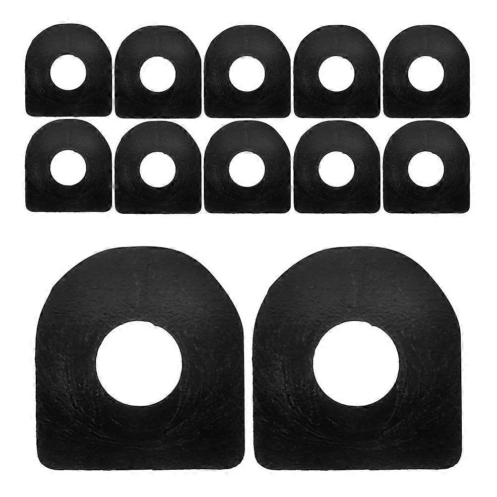 Seat Post Clamp Washer Anti Slip Quick Release Installation Black Color 16Pcs