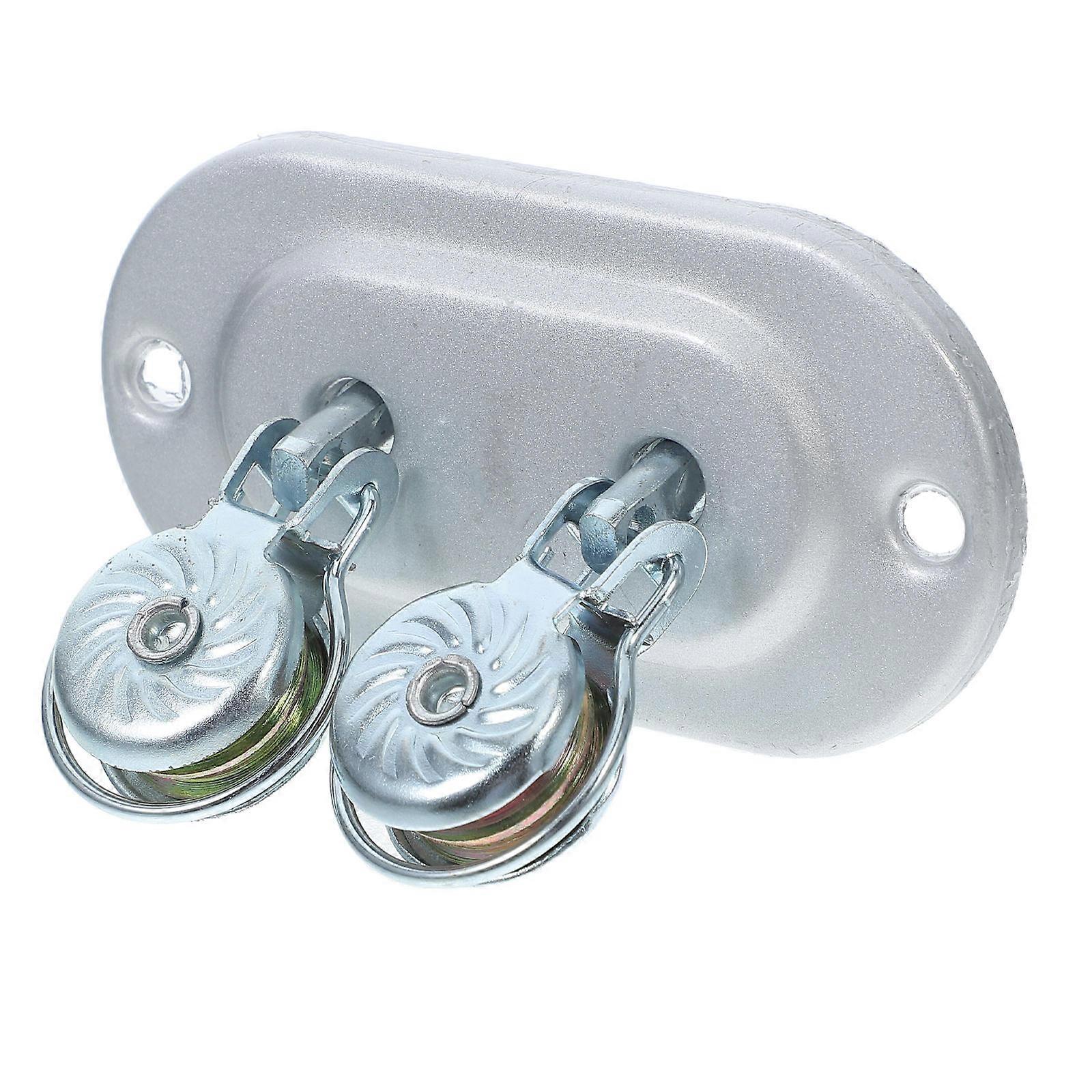 Silent Pulley Wheel Adapter for Sliding Pulley System Indoor Use Aluminum Material Height Adjustment 1Pcs