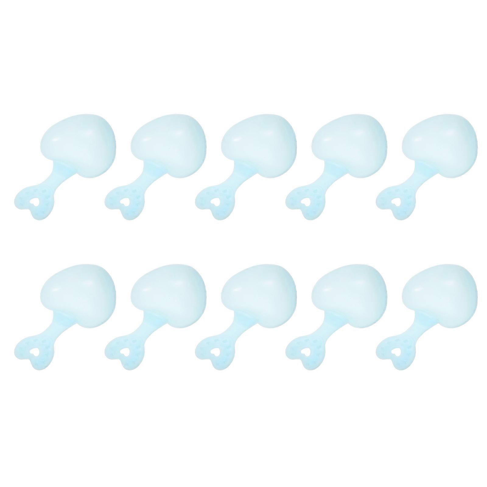 Hamster Feeding Spoon Set 10pcs Small Pet Food Scooper with Comfortable Handle, Easy to Clean, Multi Purpose for Hamsters, Cats & Dogs