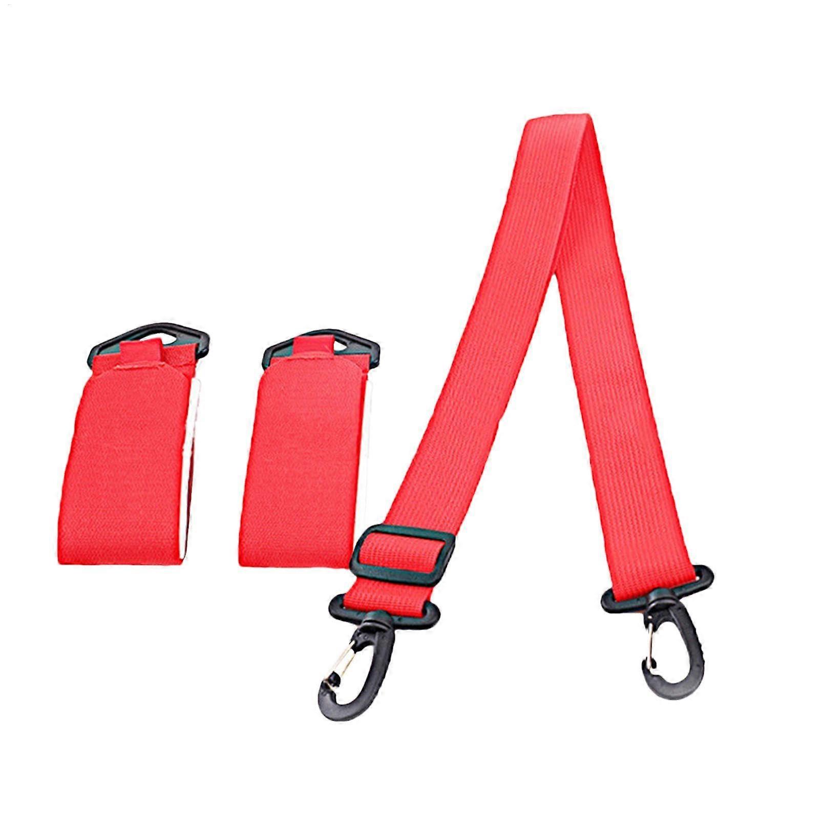 Ski Boot Carrying Straps, Adjustable Snowboard Retainer Strap, Winter Sports Accessories Red