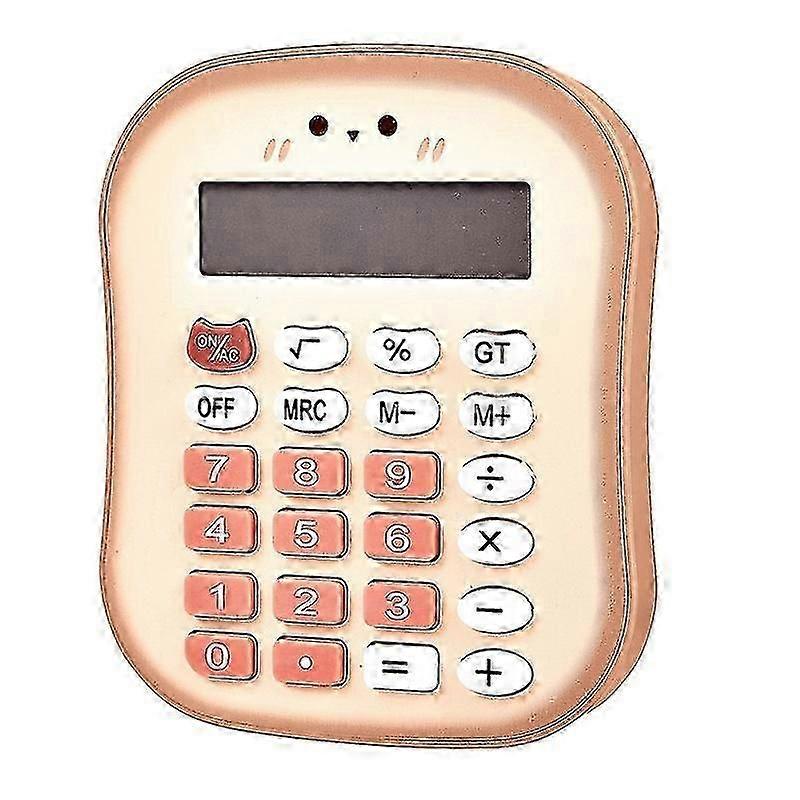 Portable Calculator 12 Digit Large LCD Display Big Buttons Easy to Press Battery Powered Colorful Ca YGWL
