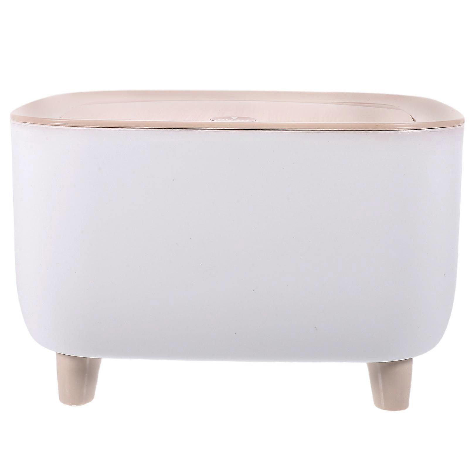 Garbage Container Square Simple Design Bathroom Trash .5x17.5x10.8cm 1Pcs