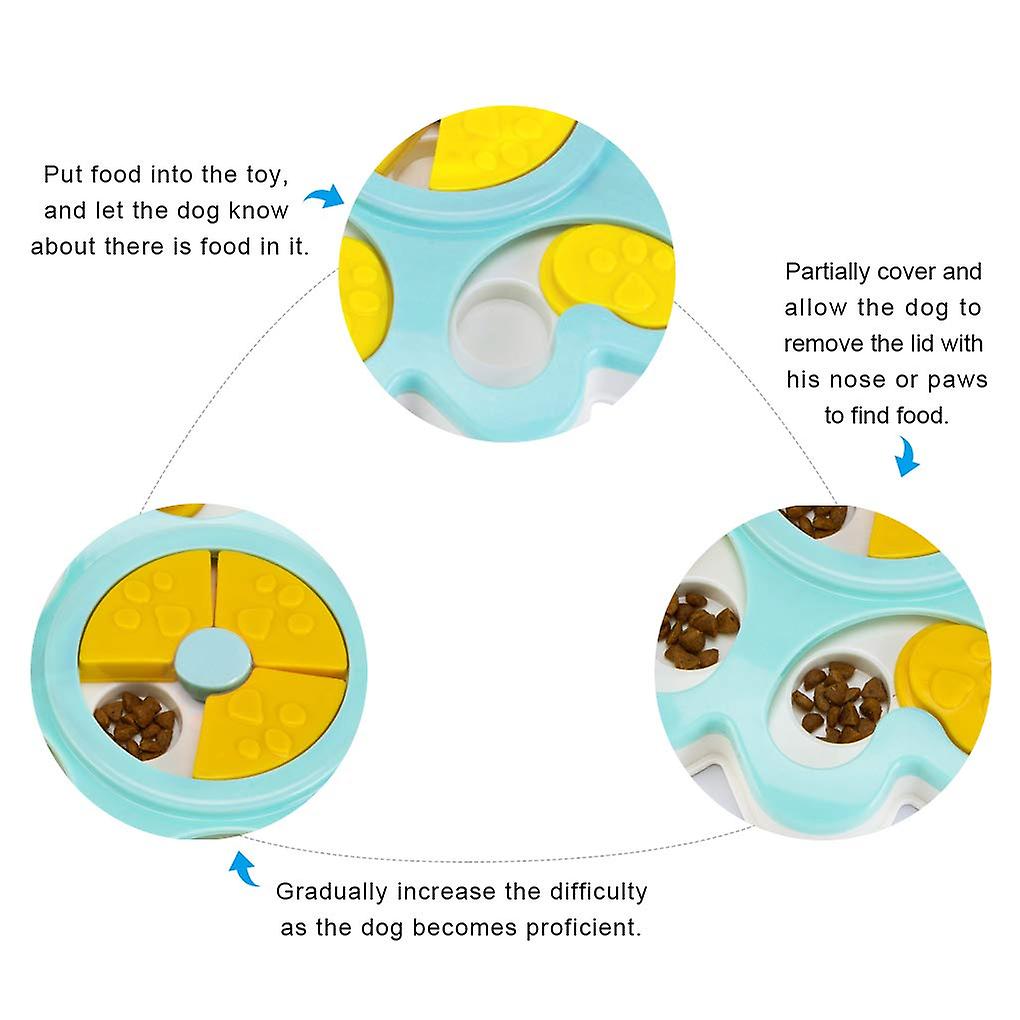 thumbnail image 4 of Juguete de comida para perros: juguetes interactivos con rompecabezas inteligente para mascotas, mejora el alimentador de juegos de entrenamiento para perros Iq, 4 of 5