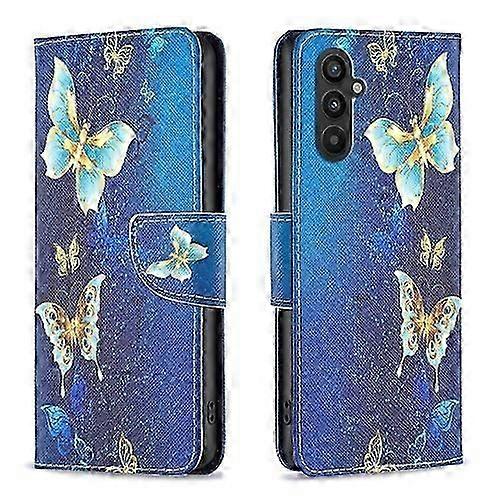 For Samsung Galaxy A25 5G Colored Drawing Pattern Leather Mobile Phone Case