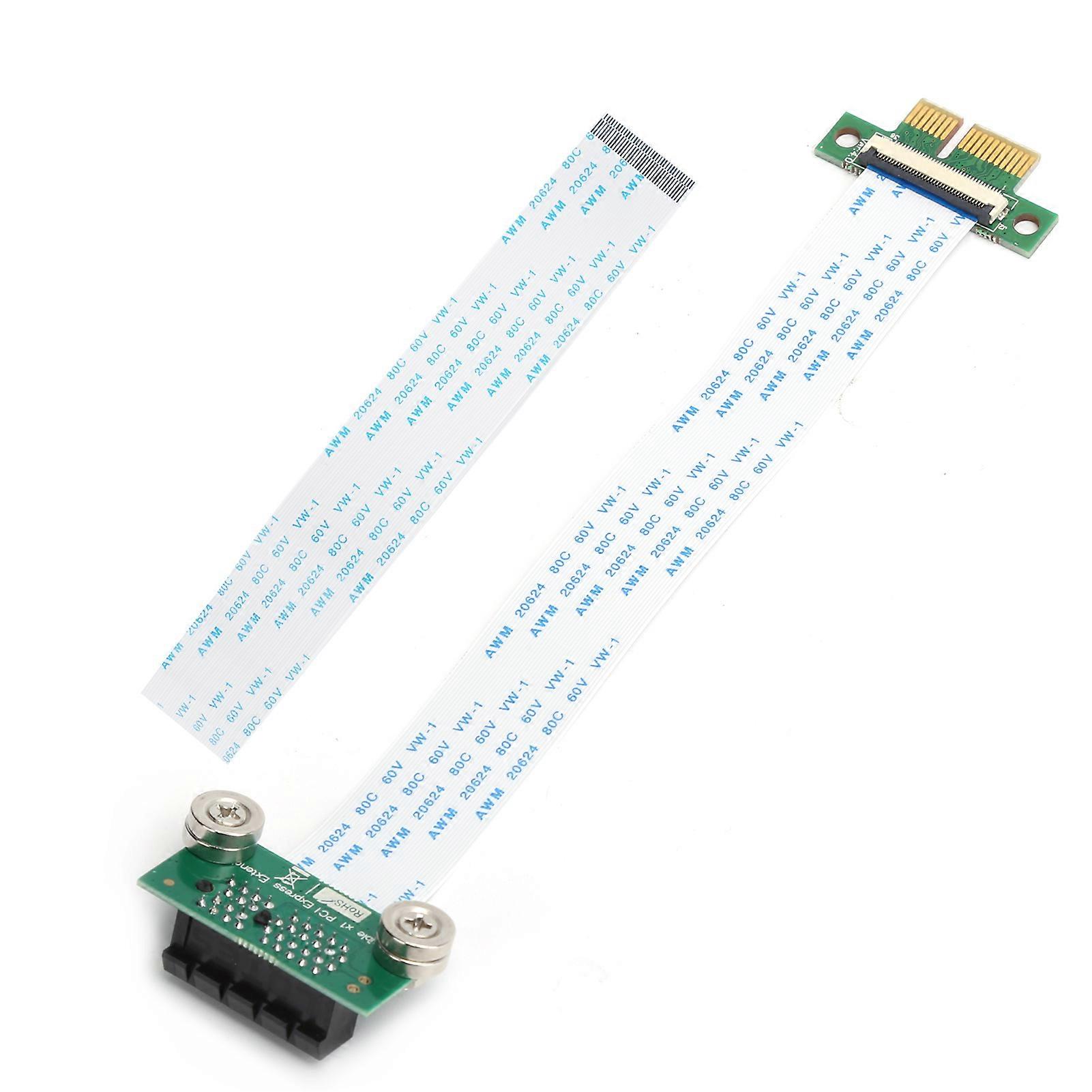 PCIE 1X Extension Cable, FPC Model with Magnetic Base, Small Network Adapter, Accessories