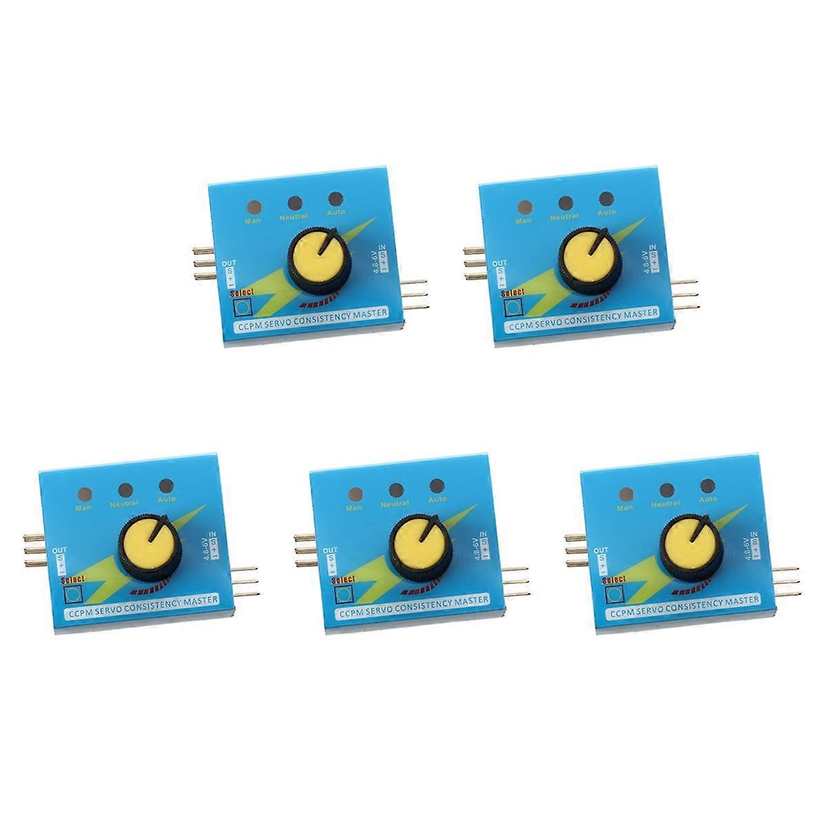 5X Servo Tester CCPM Consistency Master Checker 3CH 4.8-6V