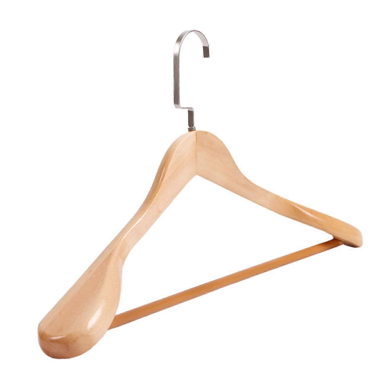 Thickened Wide Clothes Hanger for Suits and Trousers, Traceless Solid Airer, Durable Design, Pack of 1