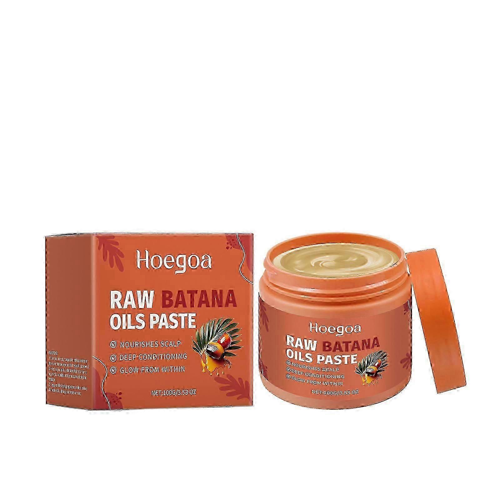 Raw Batana Mask for Hair Care, Dr Sebi Organic Honduras Batana Oil for All Hair Types