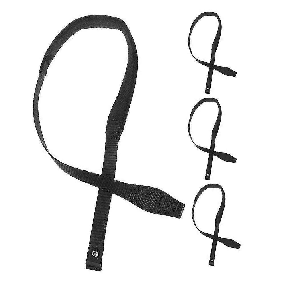 Secure Grip Wrist Strap for Ski Poles Stable Performance Reduce Risk of Dropping Poles Elastic Loop Straps for Cane Accessories Black