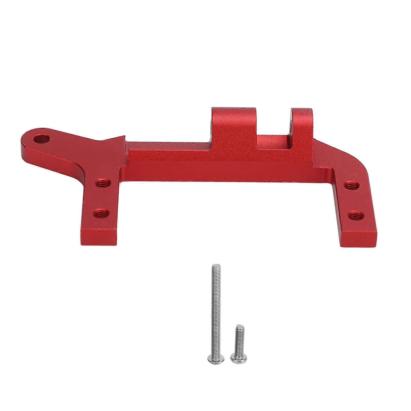 RC Axle Servo Mount Four Link Aluminum Alloy Metal Servo Fixed Holder Bracket for 1/10 Remote Control Crawler Red