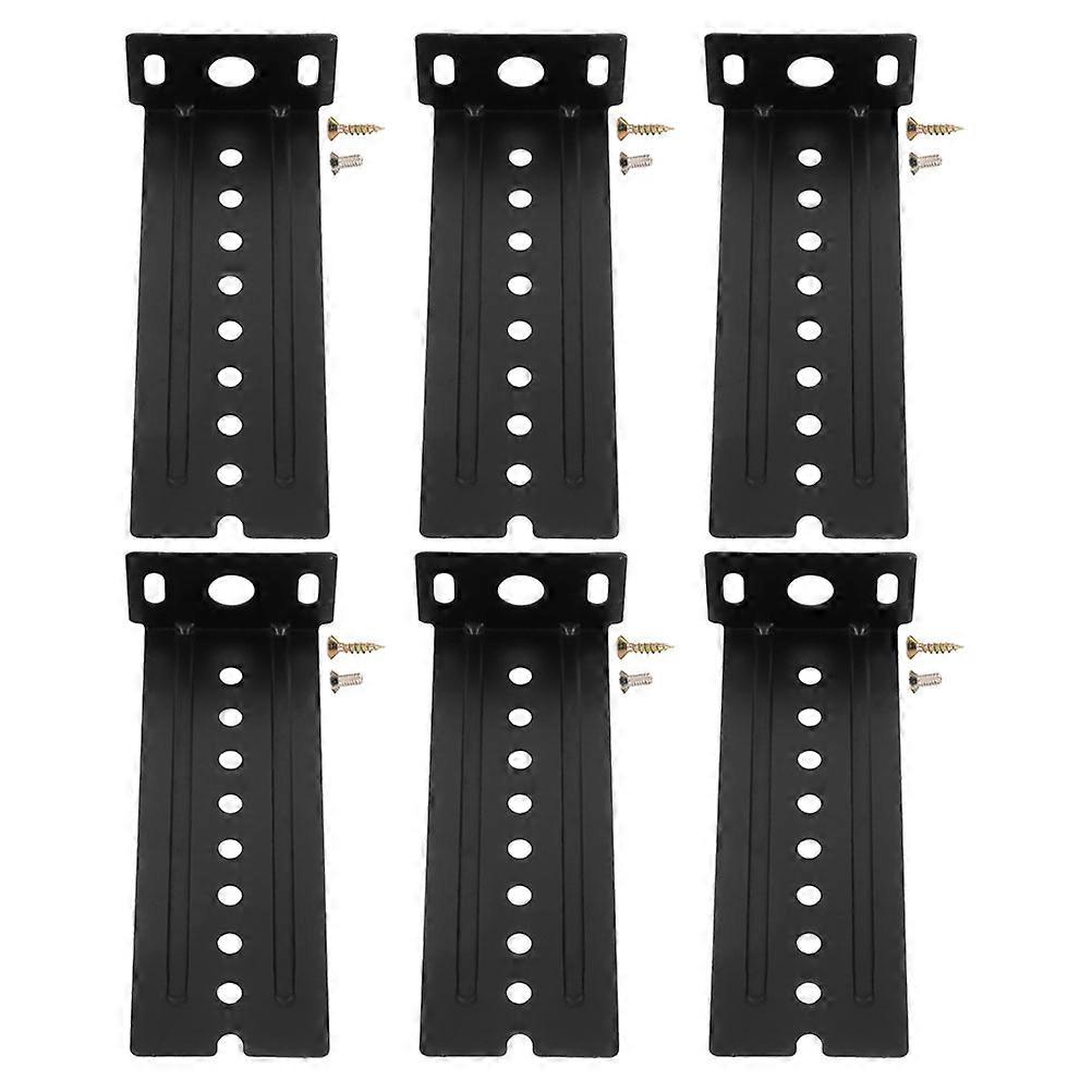 Keyboard Slides Undermount Heavy Duty Keyboard Slides Brackets Protective Base Design Black 4.13X1.73X0.98in 6Set