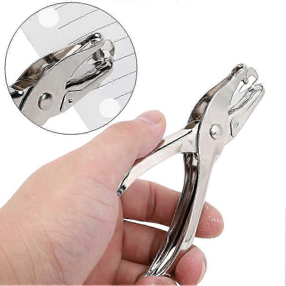 3PCS Stainless Steel Handheld Paper Ticket Punching Pliers for 3mm Holes