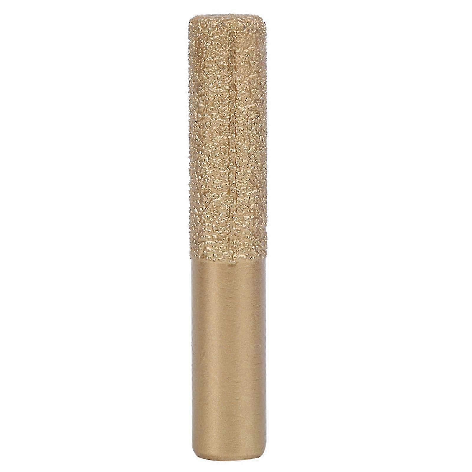 Diamond Router Bits Golden Brazed Straight Shank for Quartz Stone Marble Seam Knife 12.7 x 13.5 x 75mm