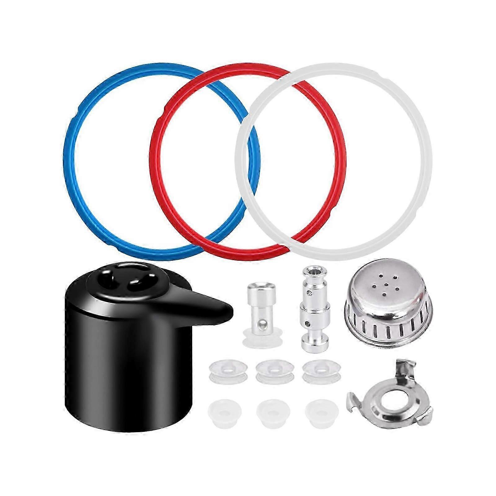 Replacement Steam Release and Float Valves Set Steam Release Valves Suitable for 5QT/6QT Electric Pressure Cooker