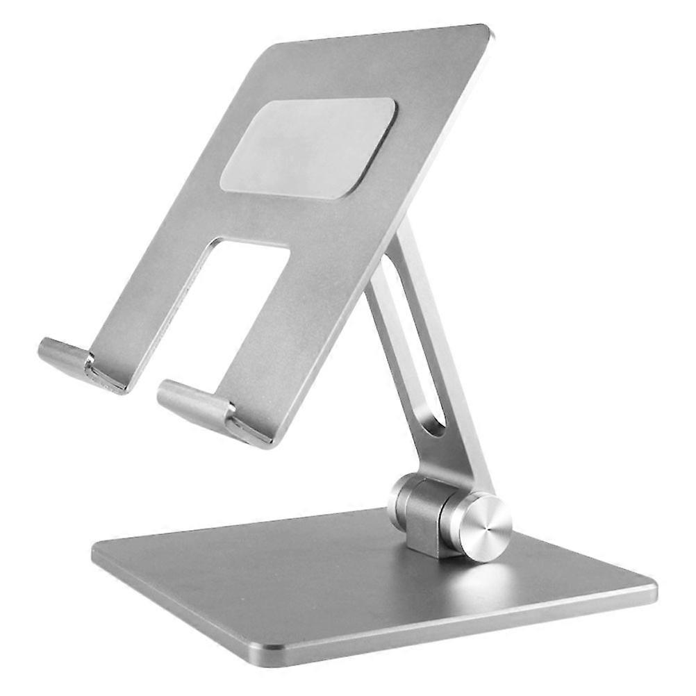 Adjustable Folding Laptop Stand for Notebook, Lightweight Portable Design, Silver Finish for Gaming, Video Watching, Reading, and Working