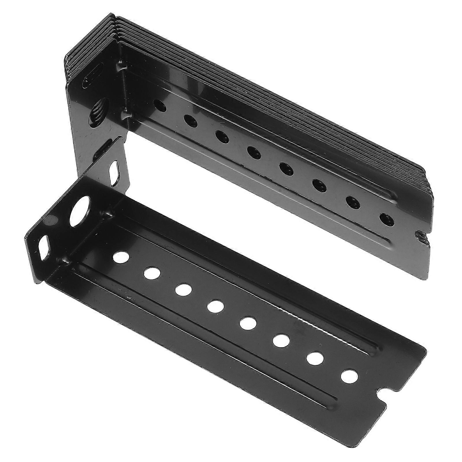 Drawer Slide Replacement Parts Noise Reduction Keyboard Rail Fittings Black 8Set
