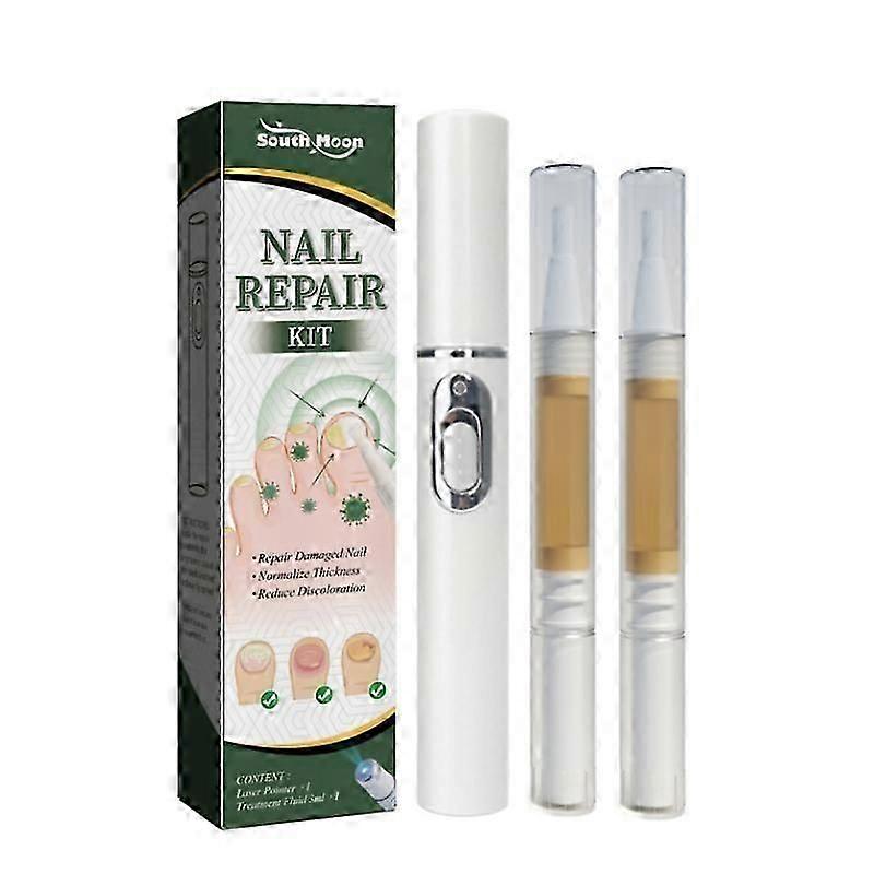 2pcs μυκητιασική λύση υγειονομικής περίθαλψης αποκατάστασης μυκήτων νυχιών επεξεργασίας καρφιών υγρή για το δάχτυλο Toenail Ring ποδιών