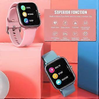 P20 Reloj inteligente táctil completo de 1.4 'Modos multideporte Monitoreo de frecuencia cardíaca Rastreador de actividad física resistente al agua para hombres mujeres Reloj inteligente deportivo C