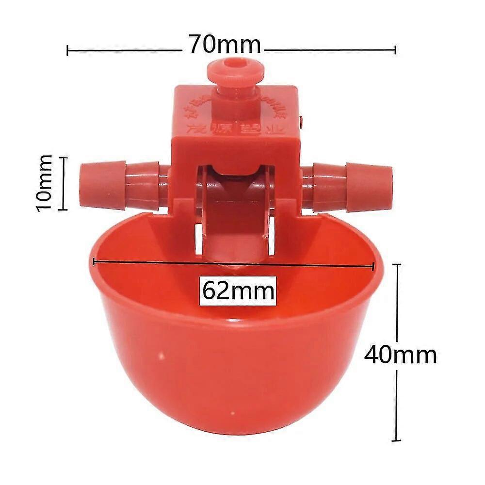 20Set Red Chicken Automatic Waterer Drinking Bowl for Coop