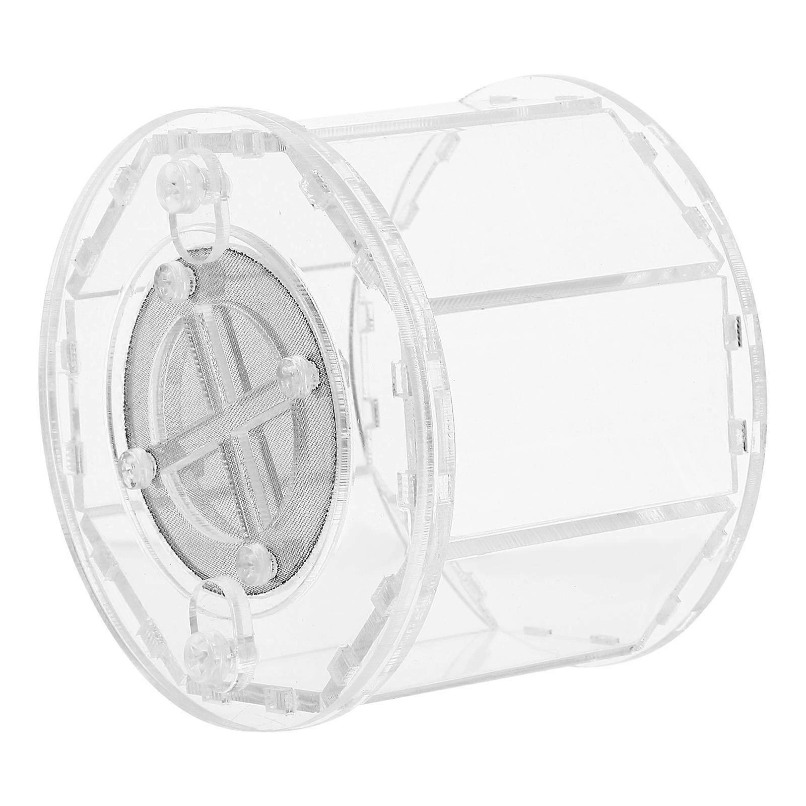 Transparent Acrylic Reptile Feeding Box, Spacious Ventilated Terrarium for Spiders, Lizards, Frogs, and Other Small Pets, Ideal for Safe and