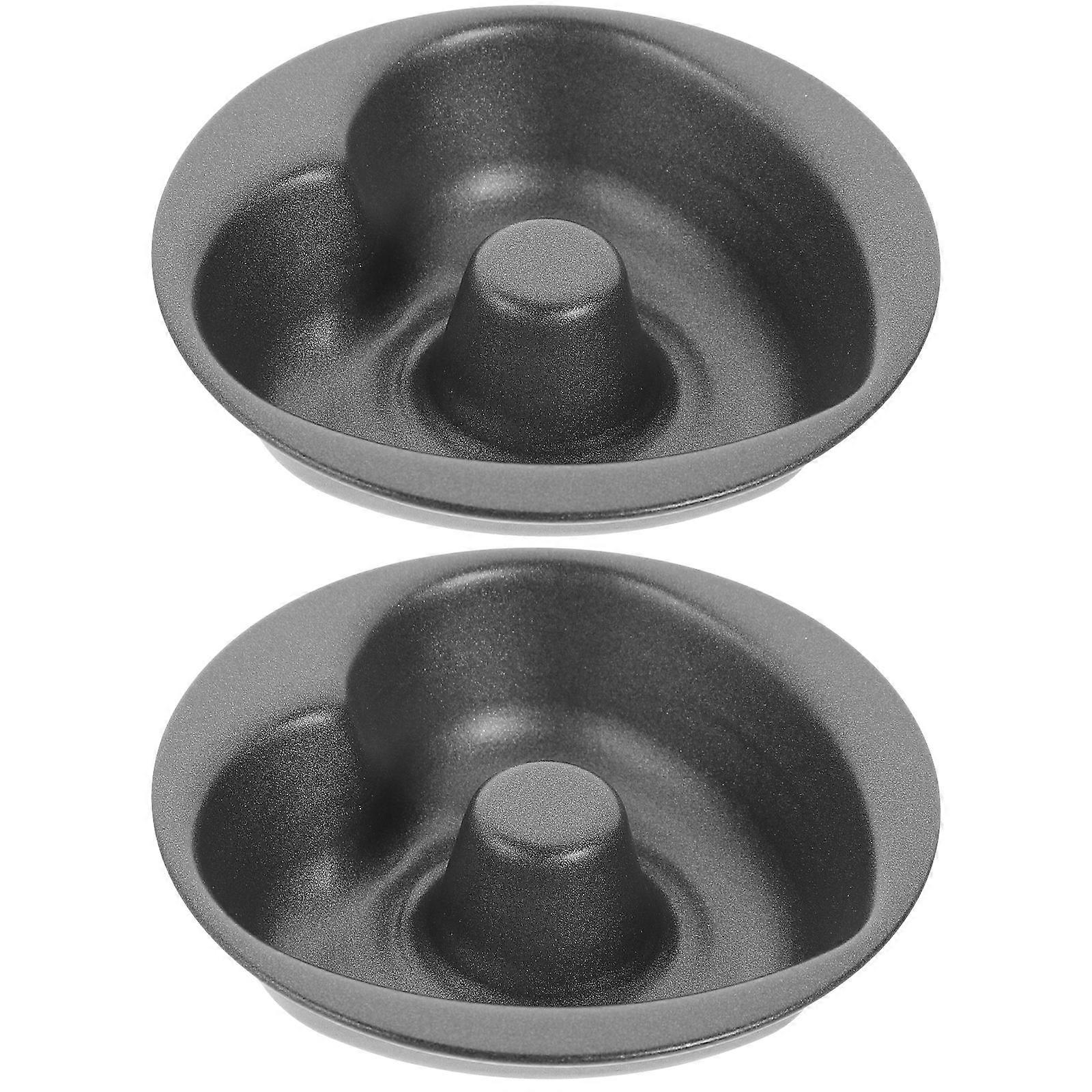 Heart Shaped Doughnut Mold Set, Carbon Steel Baking Pan for Cakes, Muffins, Cookies Non Stick, Easy Clean, Portable Kitchen Tool