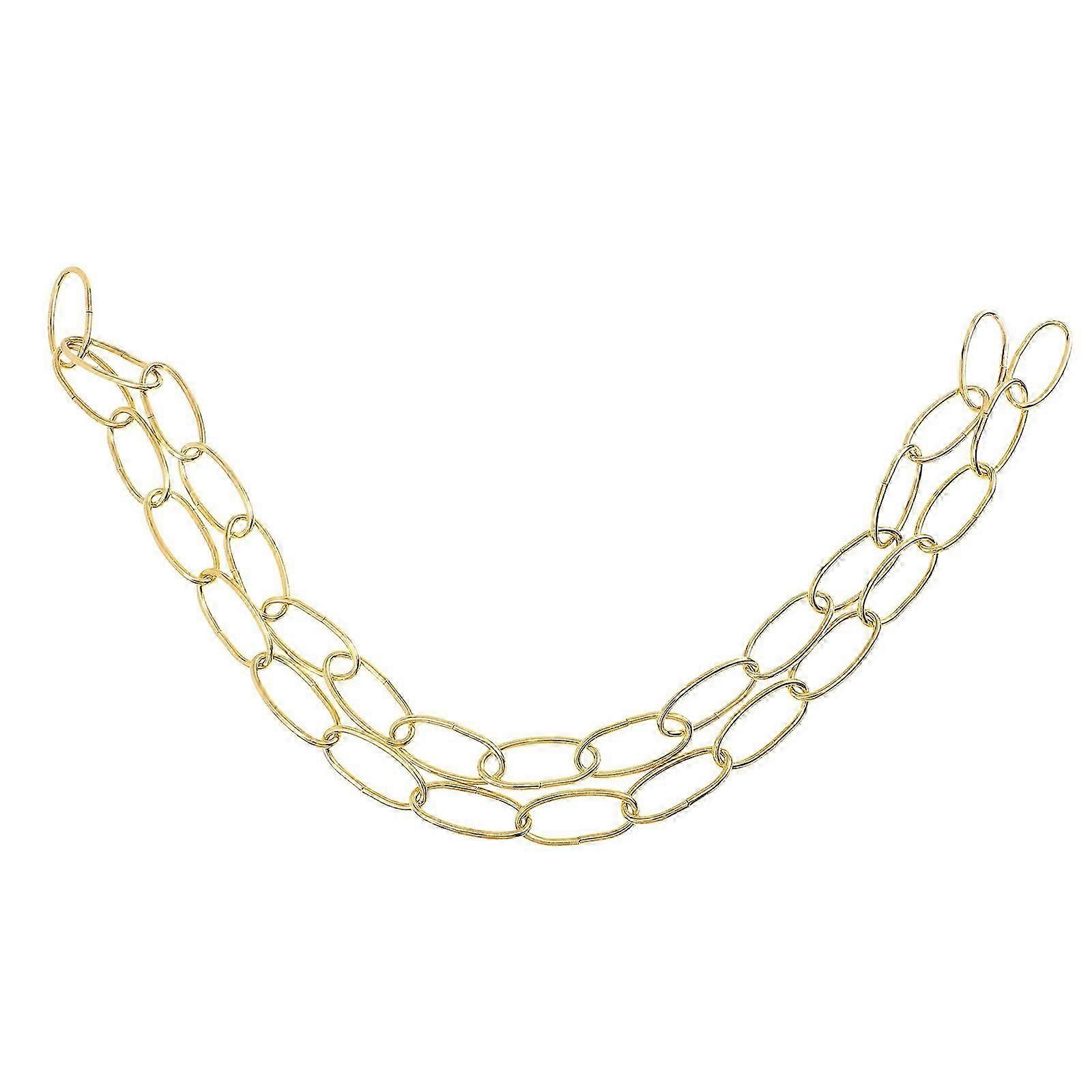 Hanging Chain Ceiling Light Connection Chain Lighting Installation Golden 100X1.7CM 1Pair