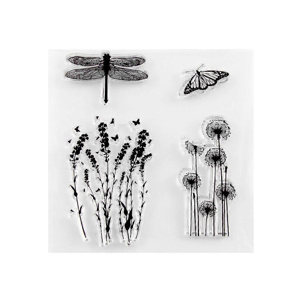 Clear Stamps T1300 for Scrapbooking Craft Projects Precise Placement Square 1Pack