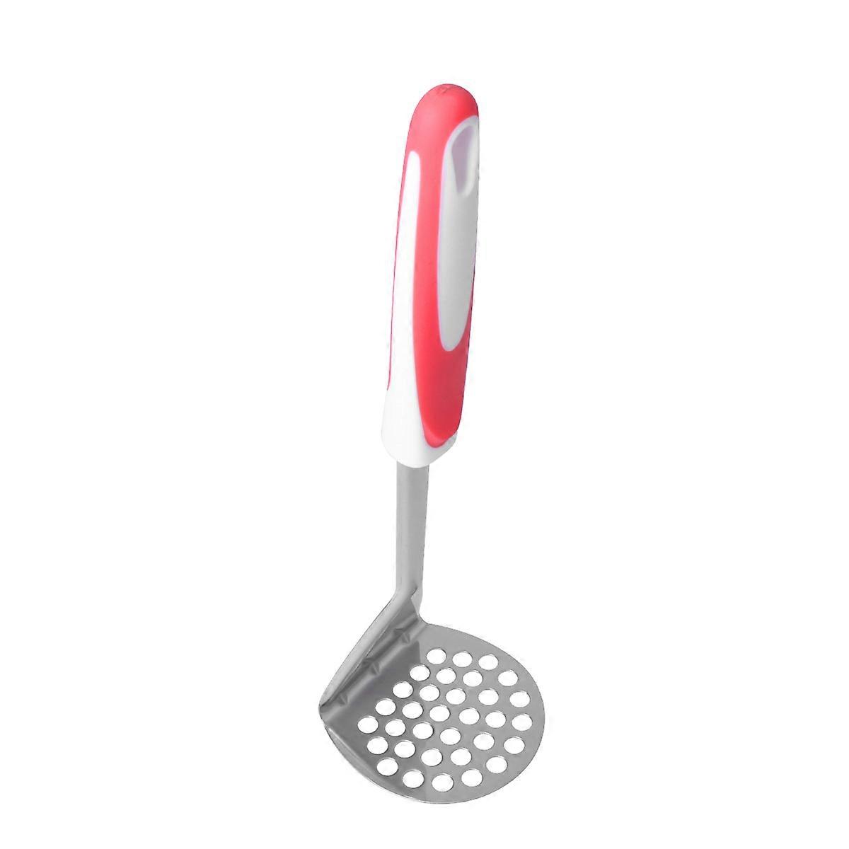 Stainless Steel Potato Ricer with Plastic Handle – Versatile Food Press for Mashing Fruits and Vegetables, Ideal for Kitchen and Outdoor Use