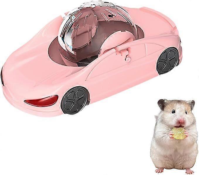Hamster Ball Car - Small Hamsters Wheel Toy, Funny Exercise Running Wheel for little Pet, Hamster balls for syrian Gerbils and Other Small Animals