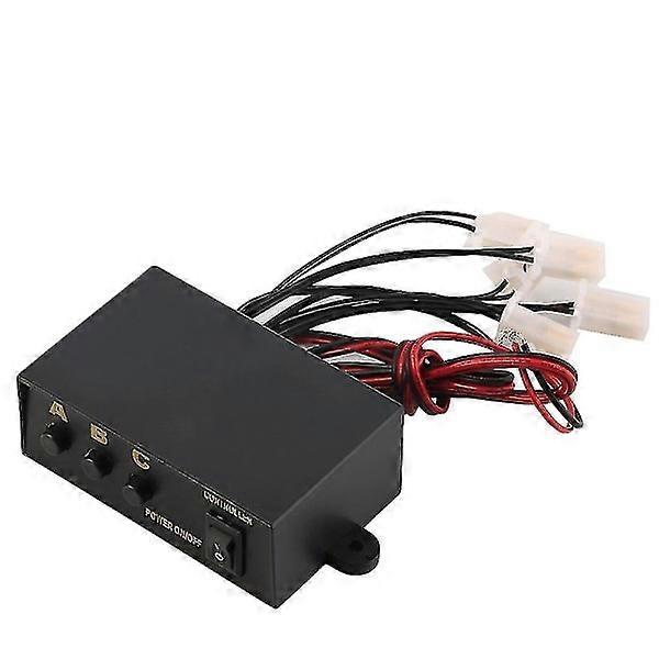 6-way LED strobe flash light emergency control box 12V
