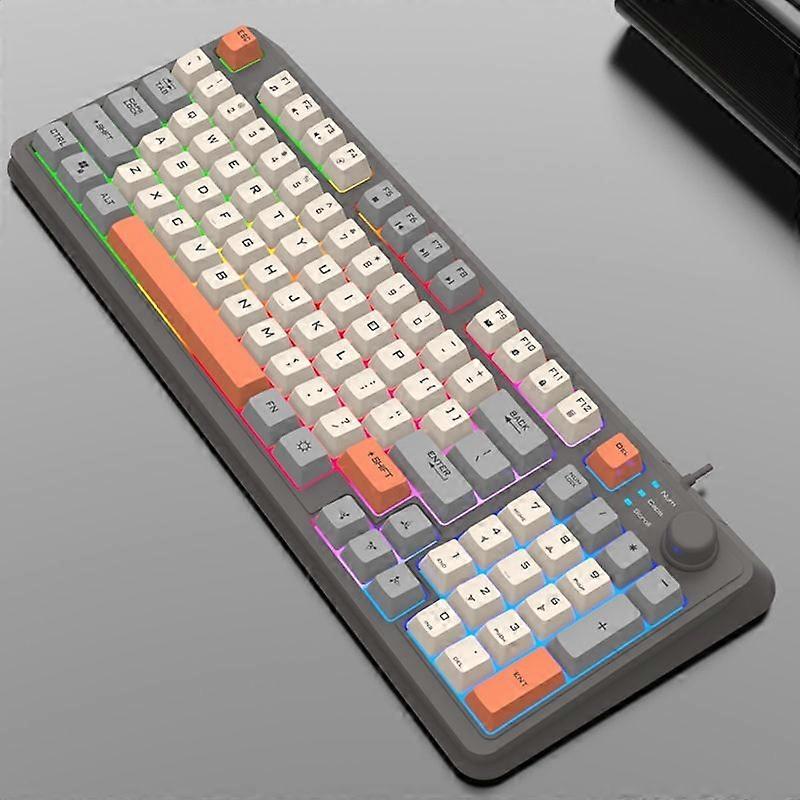 XUNFOX K82 Three-colors Wired Gaming Keyboard