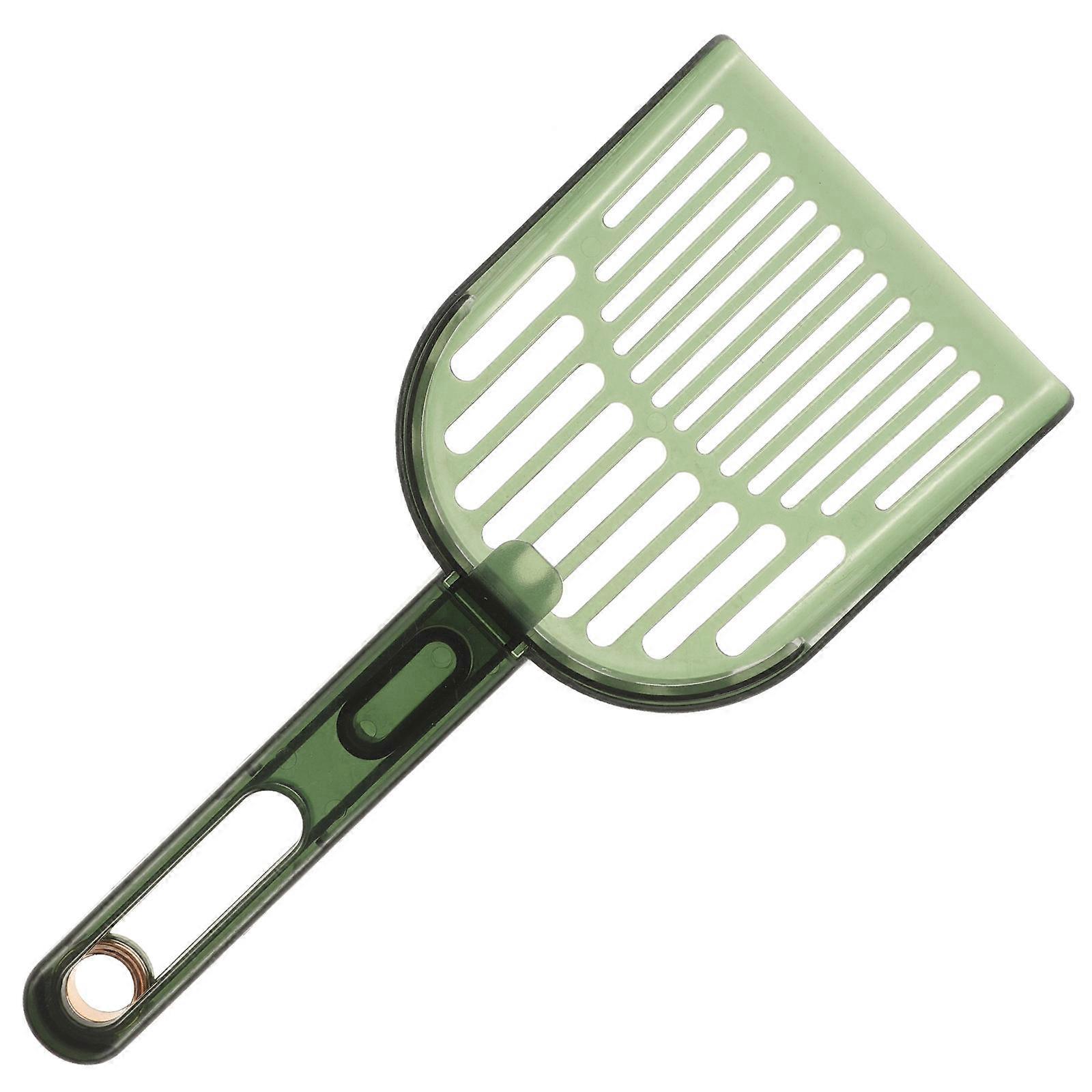 Cat Litter Scoop Durable Easy Clean Compact Design for Home Use Sifting Tool for Cats Kittens Green