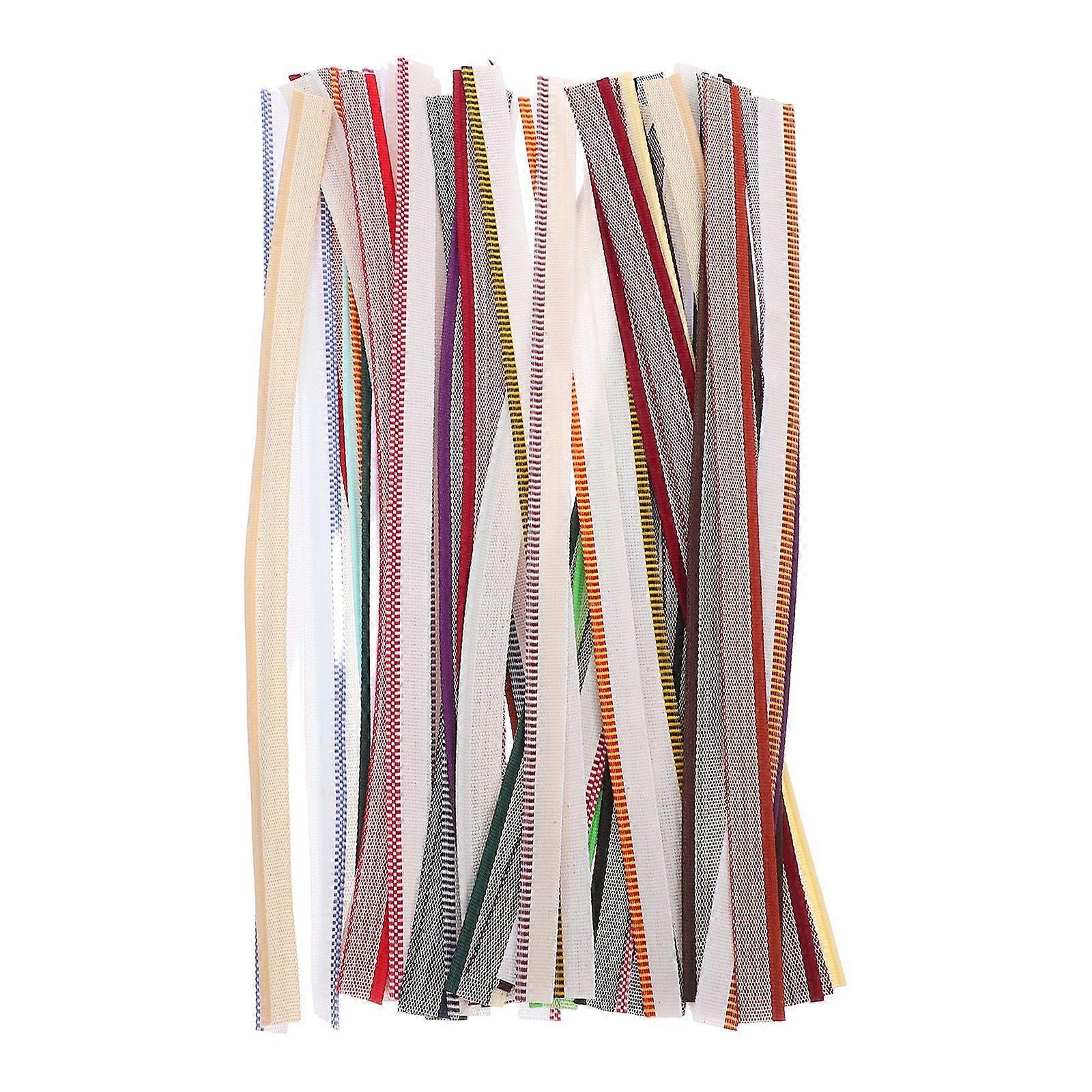 52pcs Book Binding Endbands 26 Colors Book Binding Headbands Endbands Cotton Book Headband Book Binding Kit for Beginners Bookbinding Book Decor