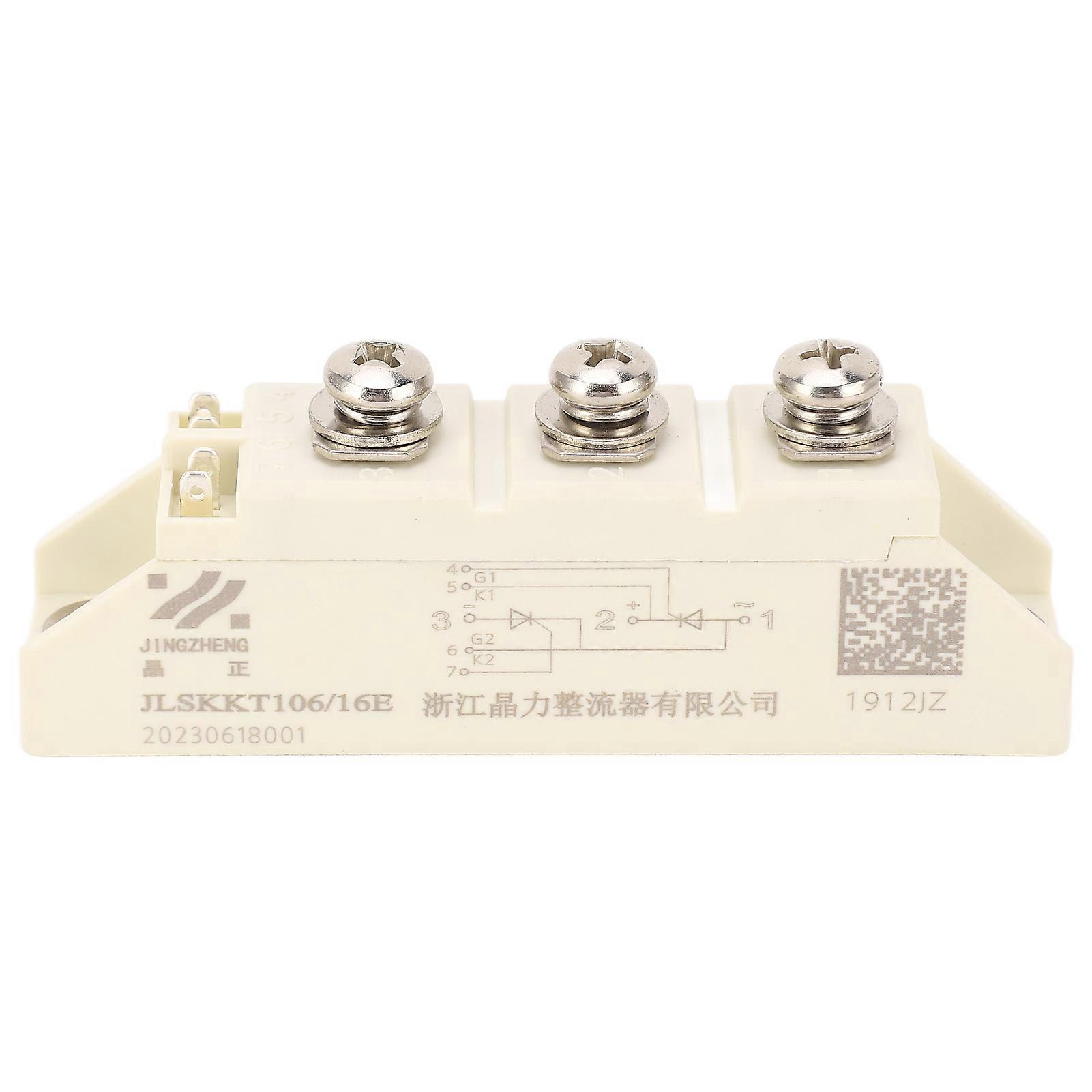 1600V 106A Bidirectional Thyristor Module ABS White Semiconductor Rectifier Bridge Module for Battery Charging