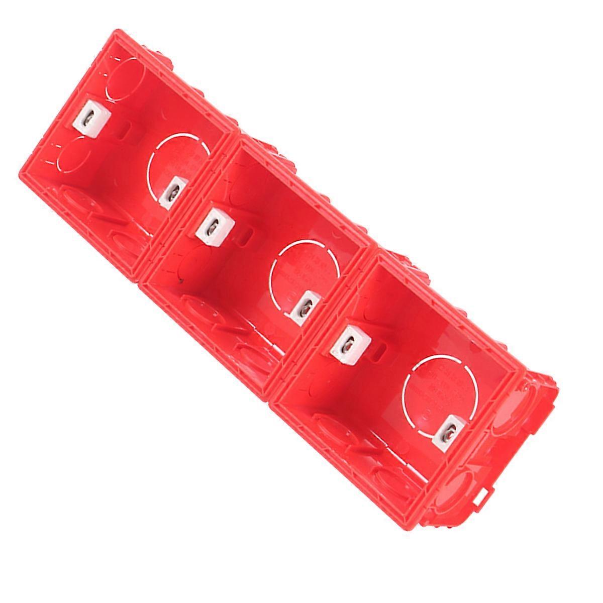 4pcs Professional Concealed Socket Box Practical Concealed Box