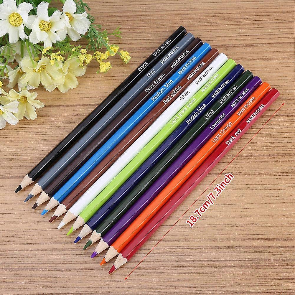 72 Colors School Student Art Pencils Pencils Case Sharpener Drawing Sketching Set