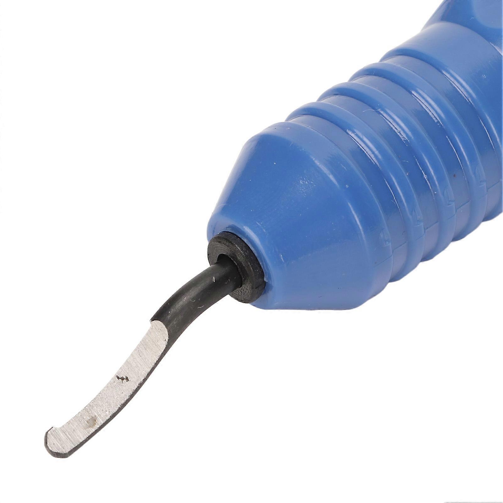 Deburring Tool Kit with 10 Replaceable Deburring Blade Portable Burr Remover Hand Tool for Epoxy Resin Copper Plastic